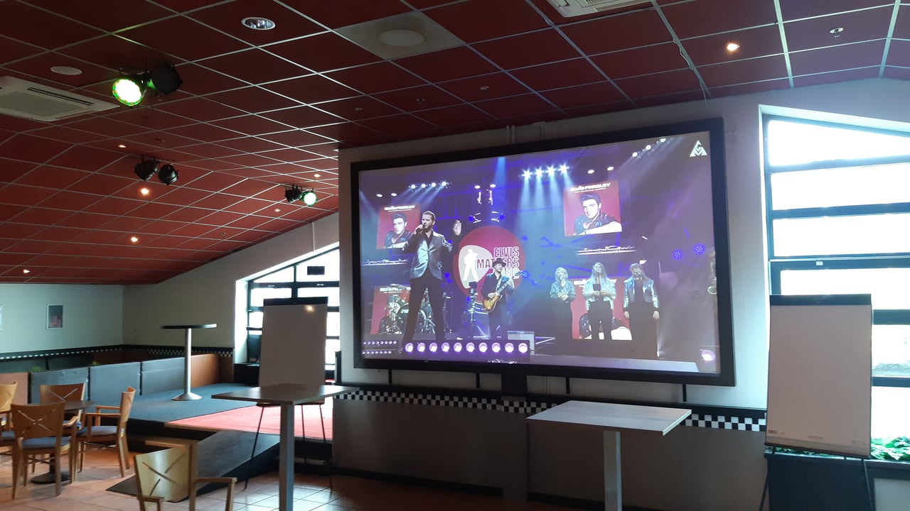 Zaal 11, projectiescherm